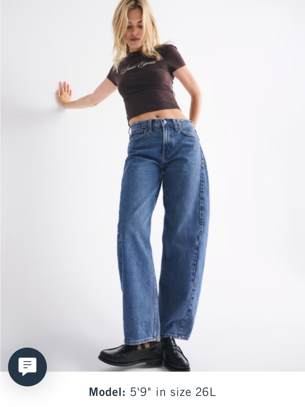 Classic High-Rise Wide-Leg Jeans - Blue